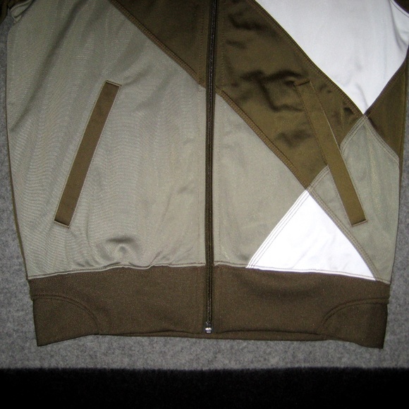 NIKE 2008 Olive/Brown/White Track Jacket SMALL - Picture 2 of 14